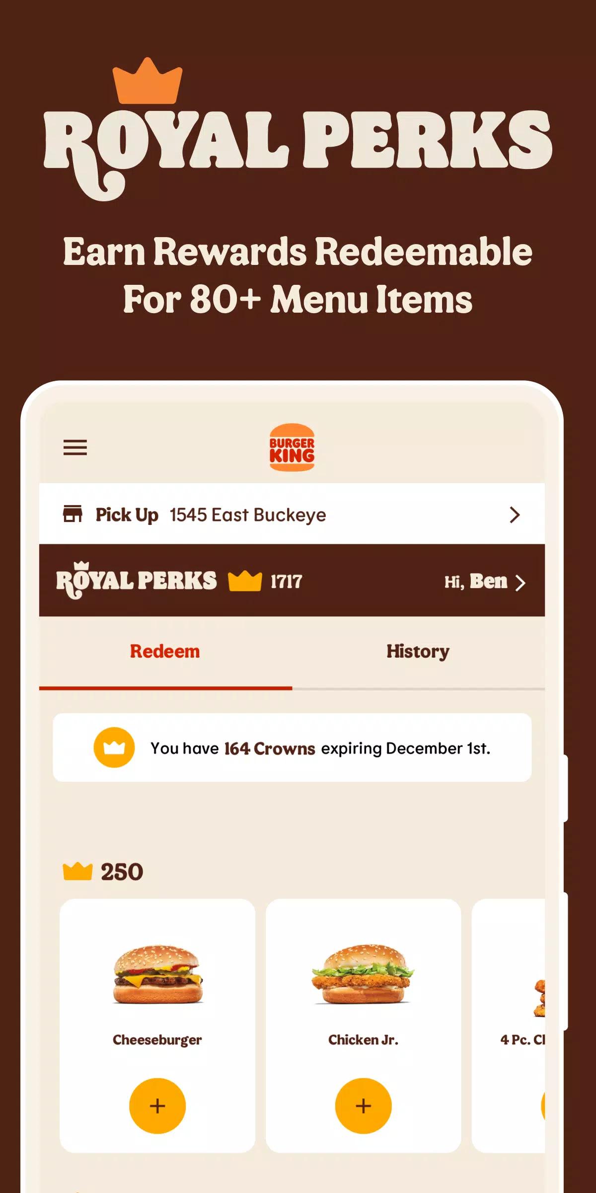 BURGER KING® App screenshot 2