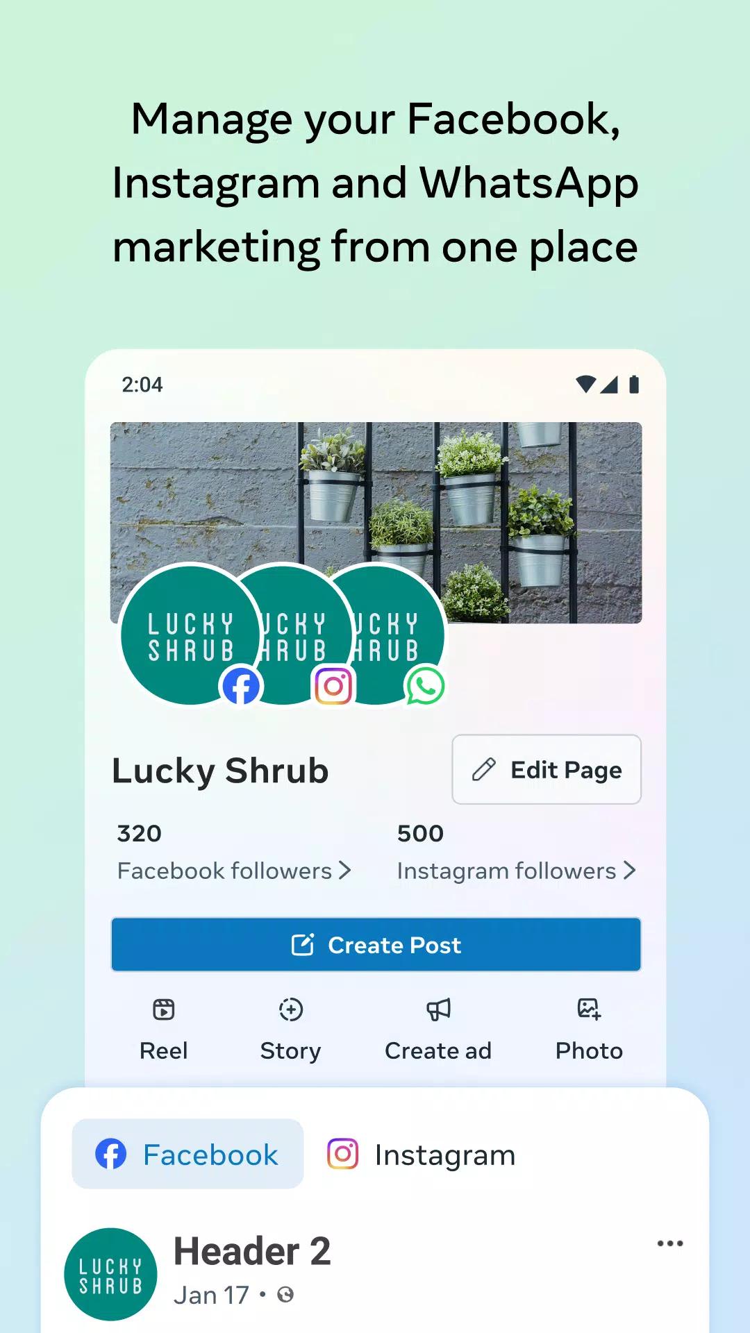 Meta Business Suite screenshot 1