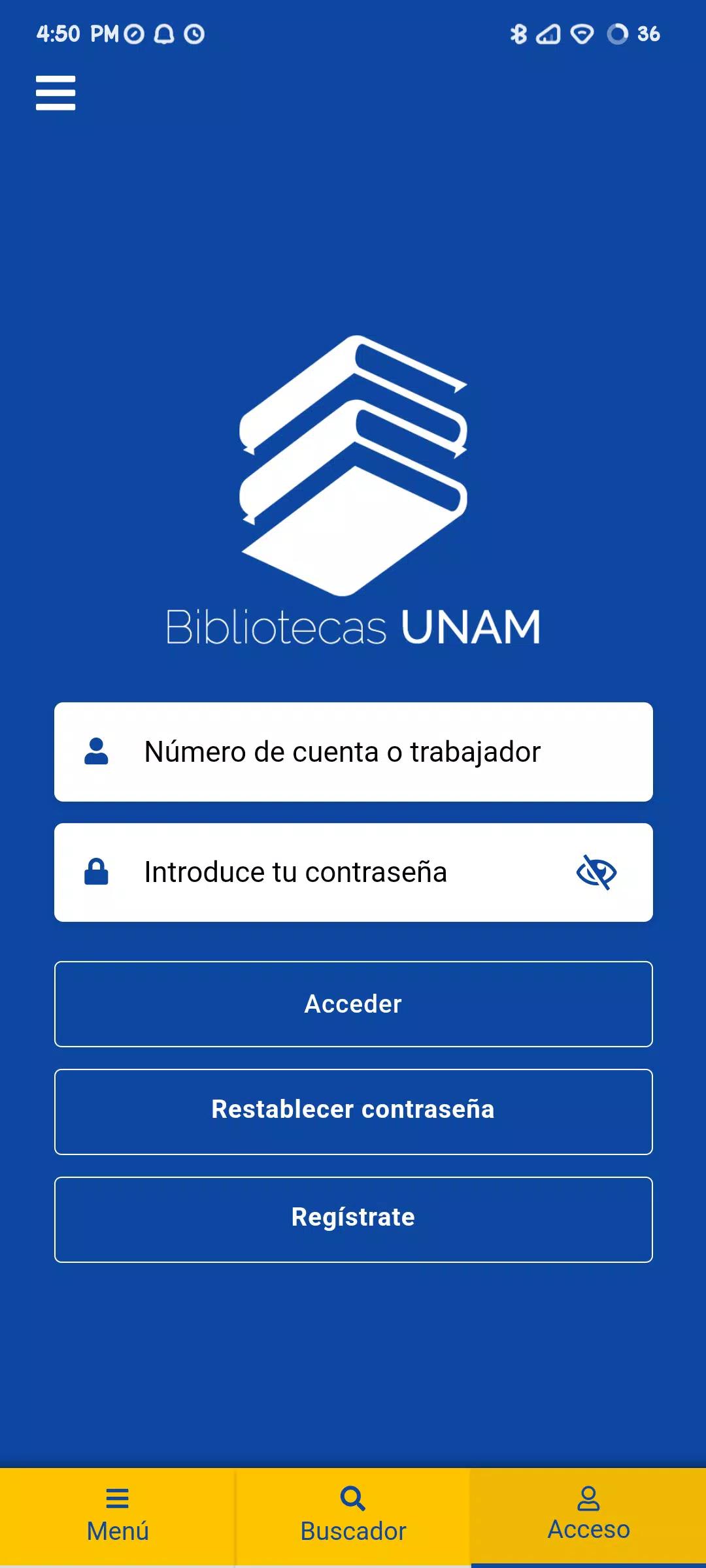 Bibliotecas UNAM screenshot 3