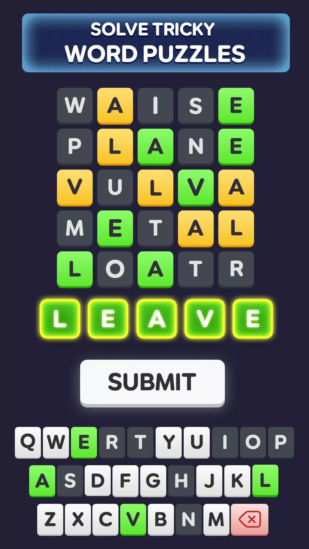 Wordall: Daily Word Test screenshot 1