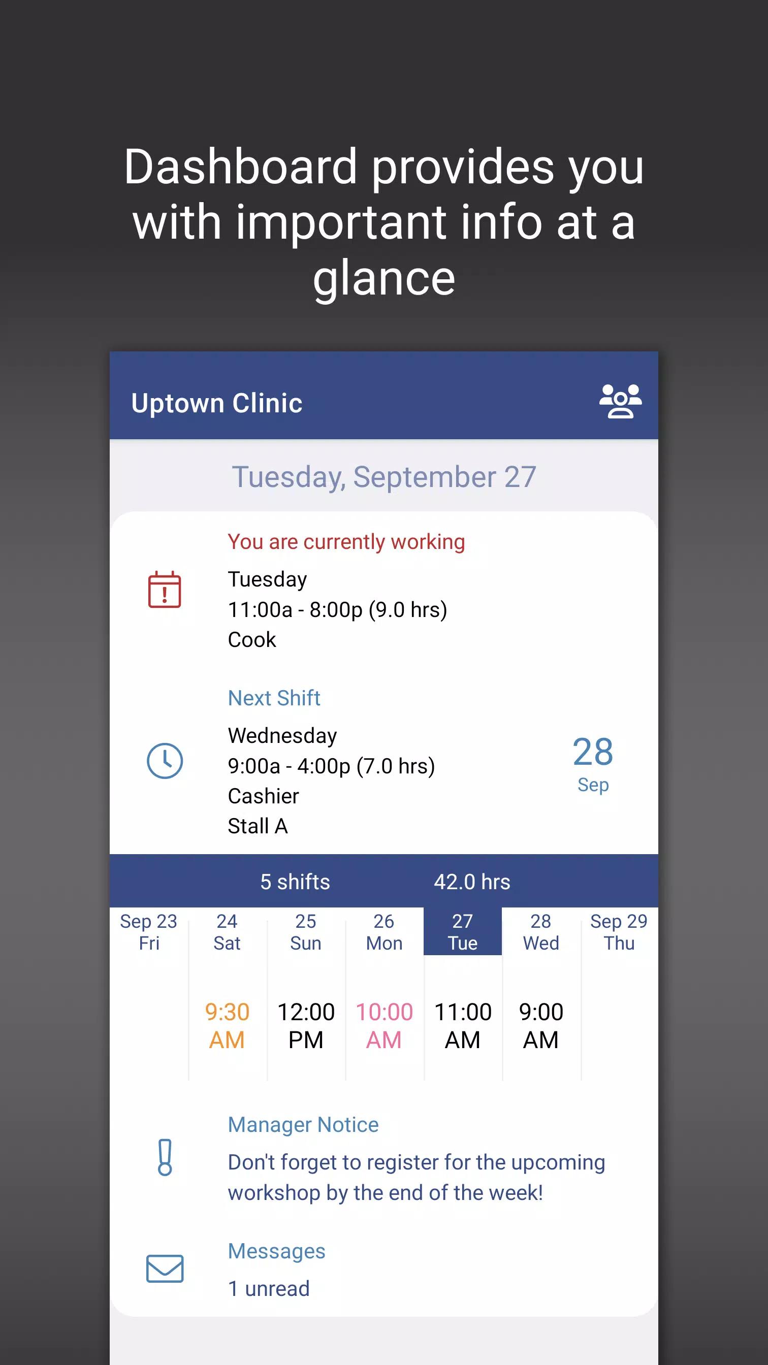 WhenToWork Employee Scheduling screenshot 2