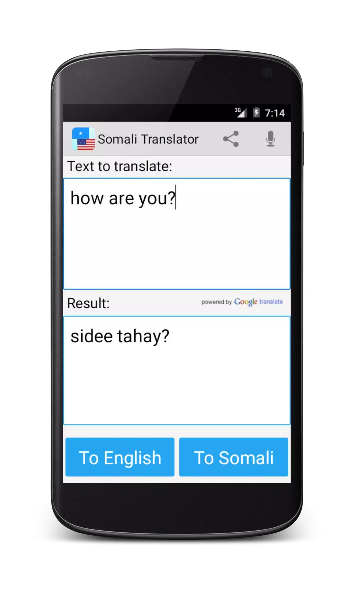Somali English Translator screenshot 1