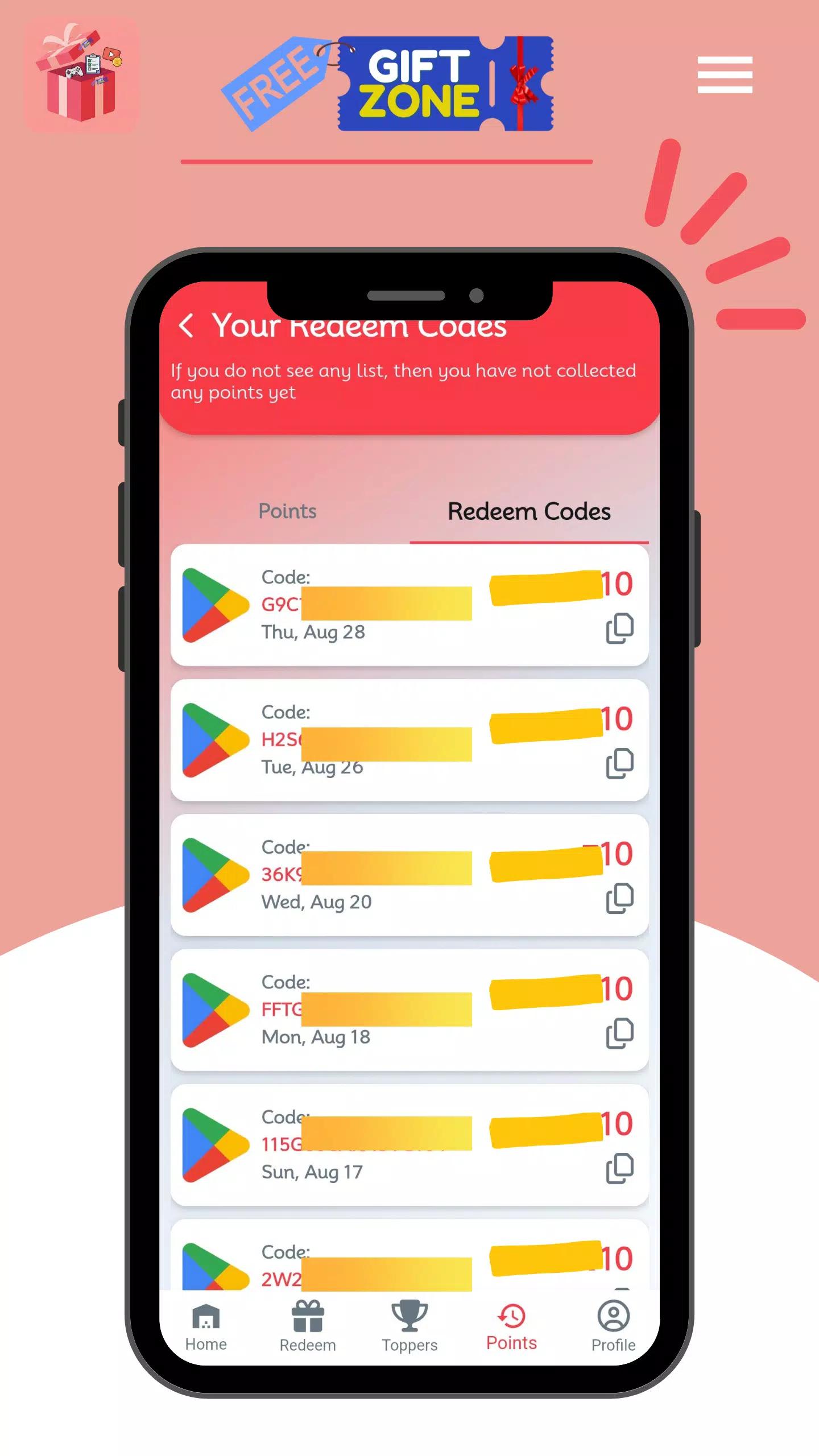 Freegiftzone - Get Redeem Code screenshot 5