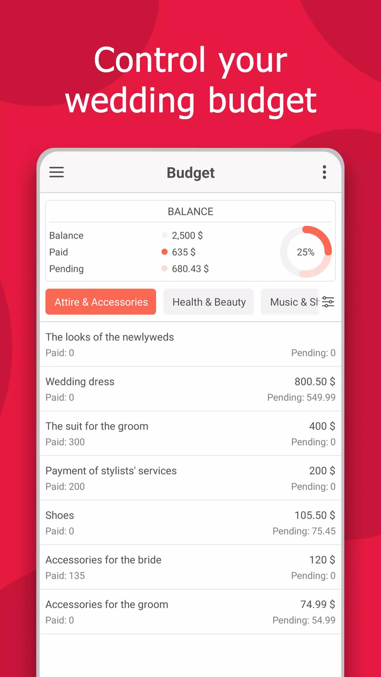 Wedding Planner by MyWed screenshot 4