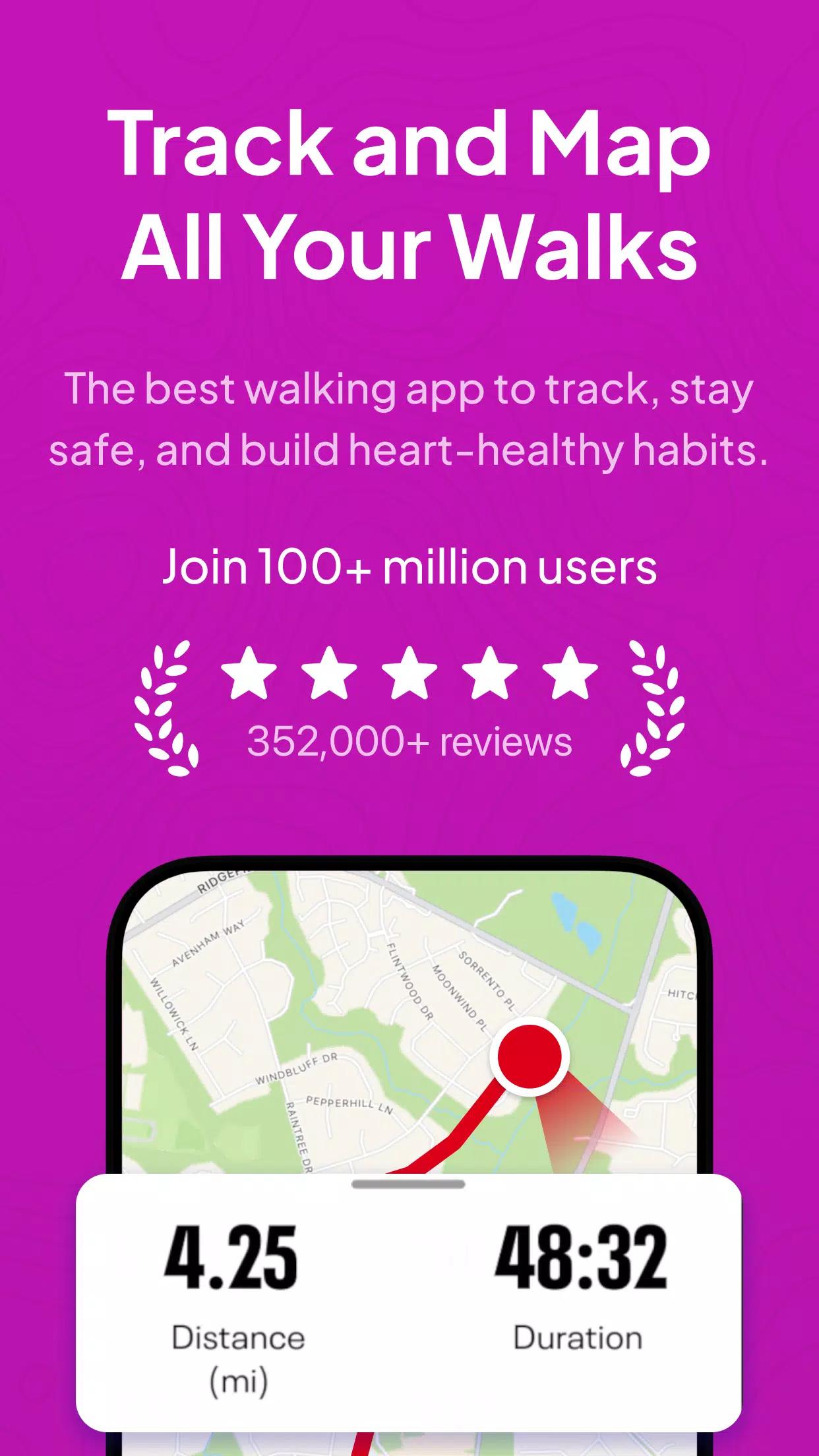 Map My Walk: Walking Tracker screenshot 1