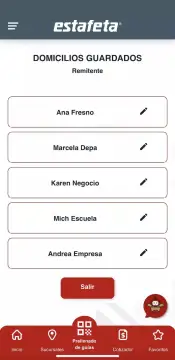 Estafeta Móvil screenshot 2