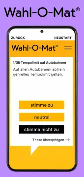 Wahl-O-Mat screenshot 2