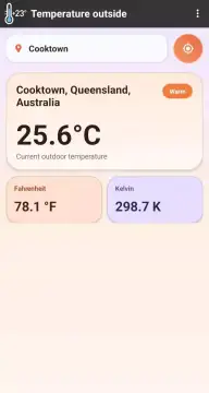 Outside temperature screenshot 4