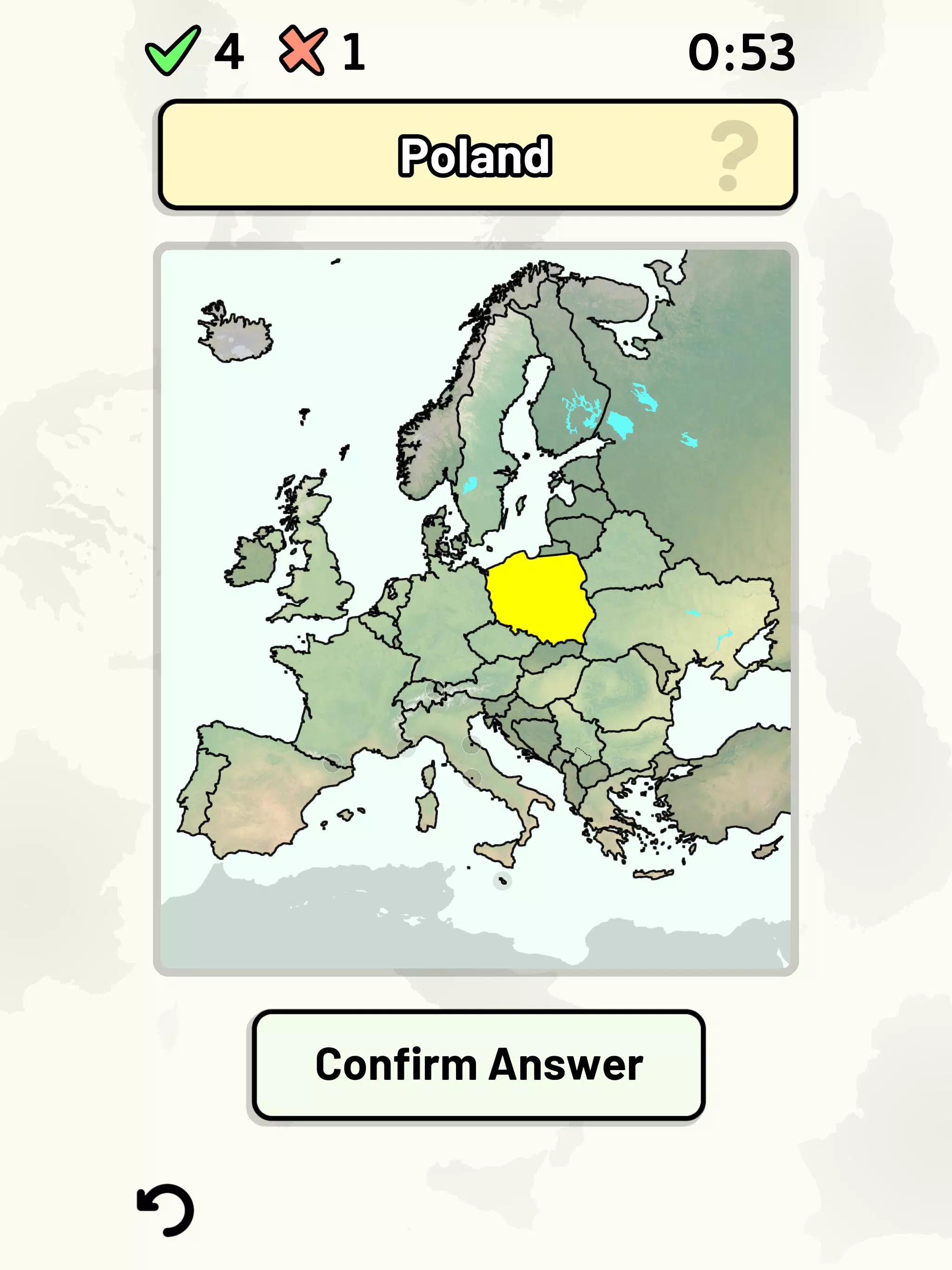 Countries of Europe Quiz screenshot 16