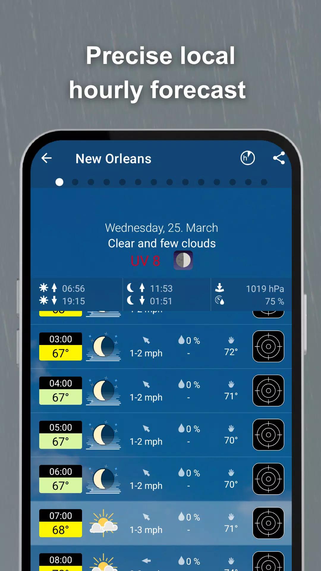 Weather forecast & live radar screenshot 5