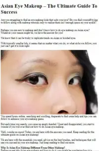 How to Do Asian Makeup screenshot 5