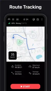 GPS Speedometer : Odometer HUD screenshot 3