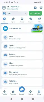1xBet screenshot 6
