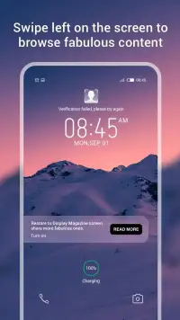Magazine Lockscreen HiOS screenshot 7