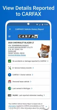 CARFAX screenshot 9