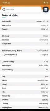 Biluppgifter, Regnr & bilägare screenshot 6