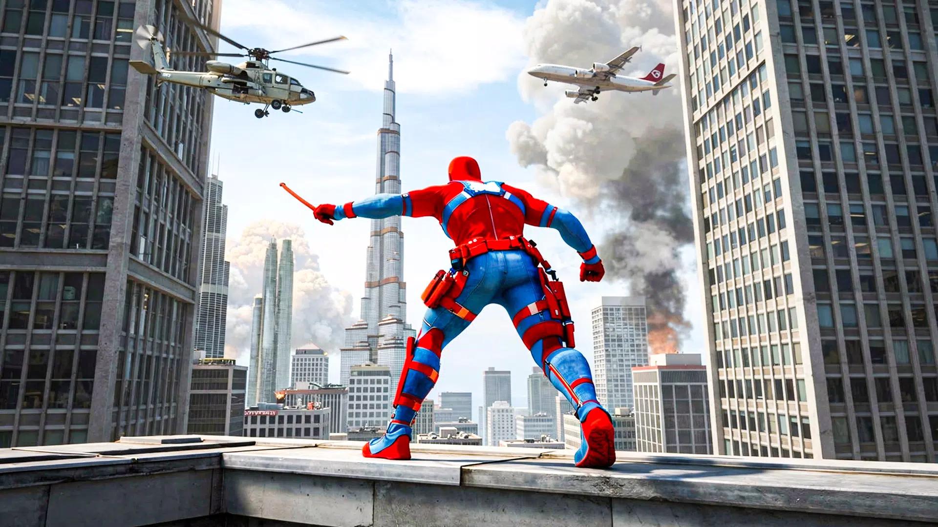 Spider Rope Hero Man Rescue 3D screenshot 17