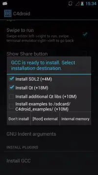 GCC plugin for C4droid screenshot 1