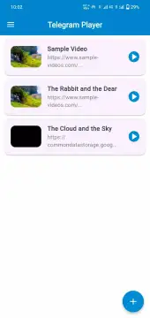 Telegram Player screenshot 1