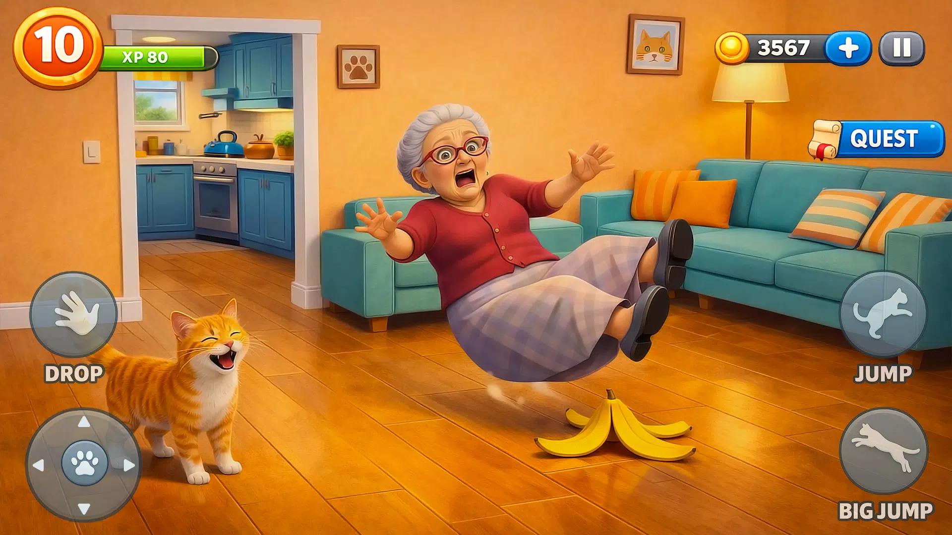 Kitty vs Granny House Pranks screenshot 13