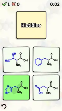 Amino Acid Quiz screenshot 1