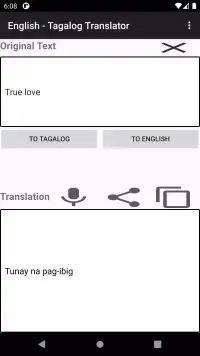 English - Tagalog Translator screenshot 1