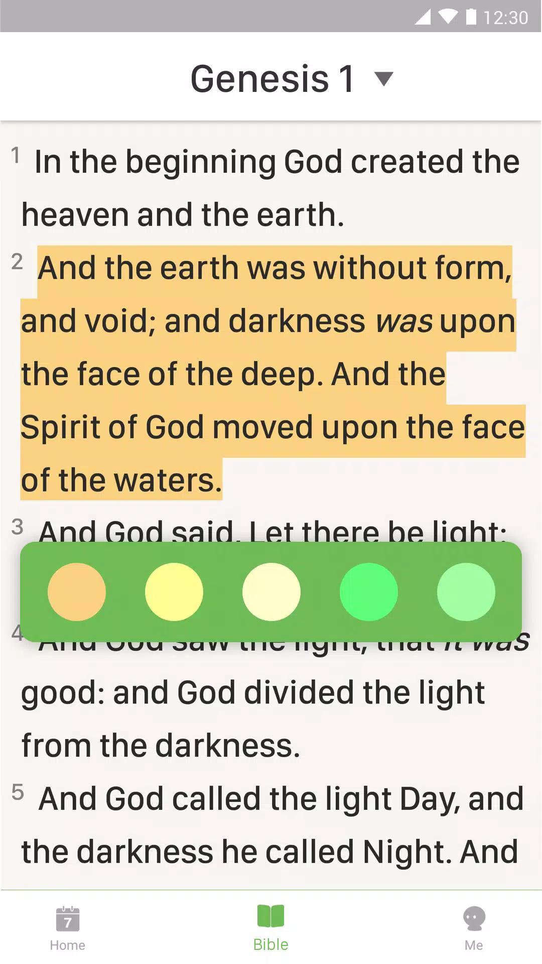 King James Bible screenshot 2