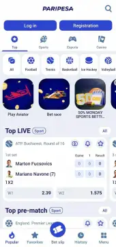 paripesa screenshot 2
