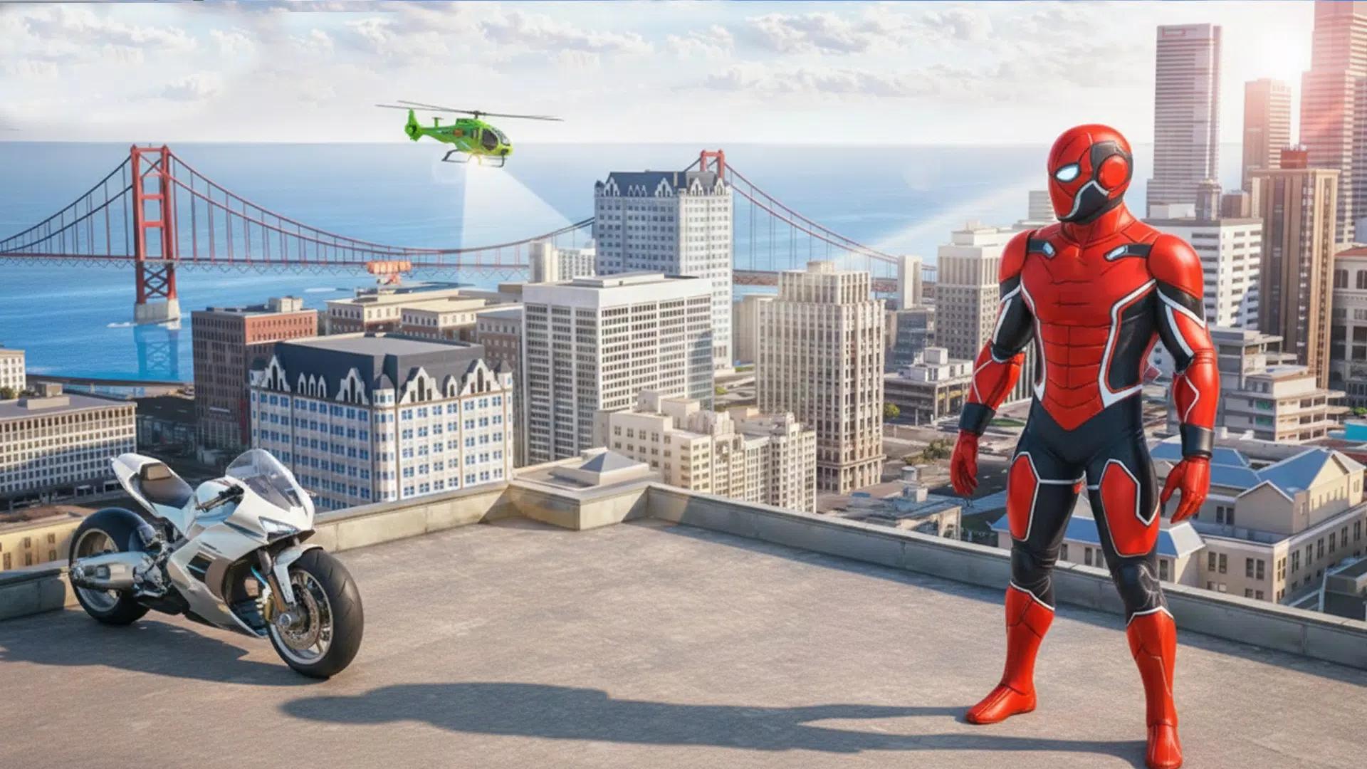 Spider Rope Hero Man Rescue 3D screenshot 10