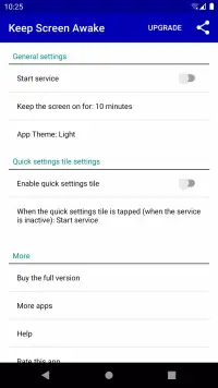 Keep screen turned on screenshot 2