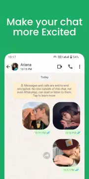 Romantic Stickers screenshot 9